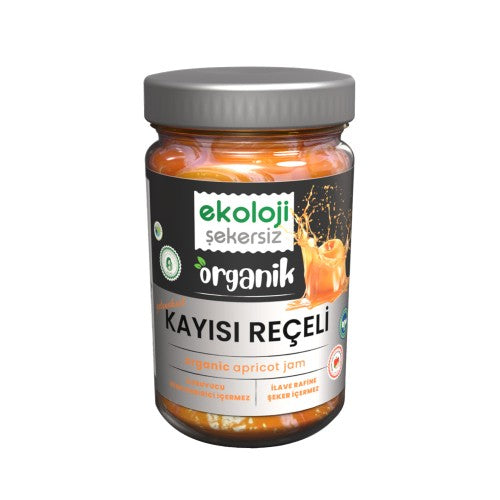 Organik Şekersiz Kayısı Reçeli 380 gr