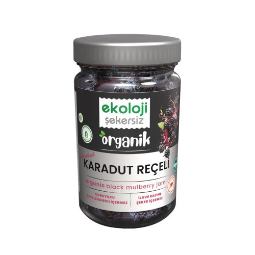 Organik Şekersiz Karadut Reçeli 380 gr