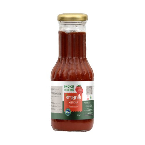 Organik Ketçap Tatlı Şişe 280 gr