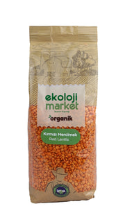 Organik Glutensiz Kırmızı Mercimek 750 gr