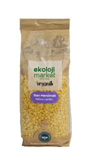 Organik Glutensiz Sarı Mercimek 750 gr