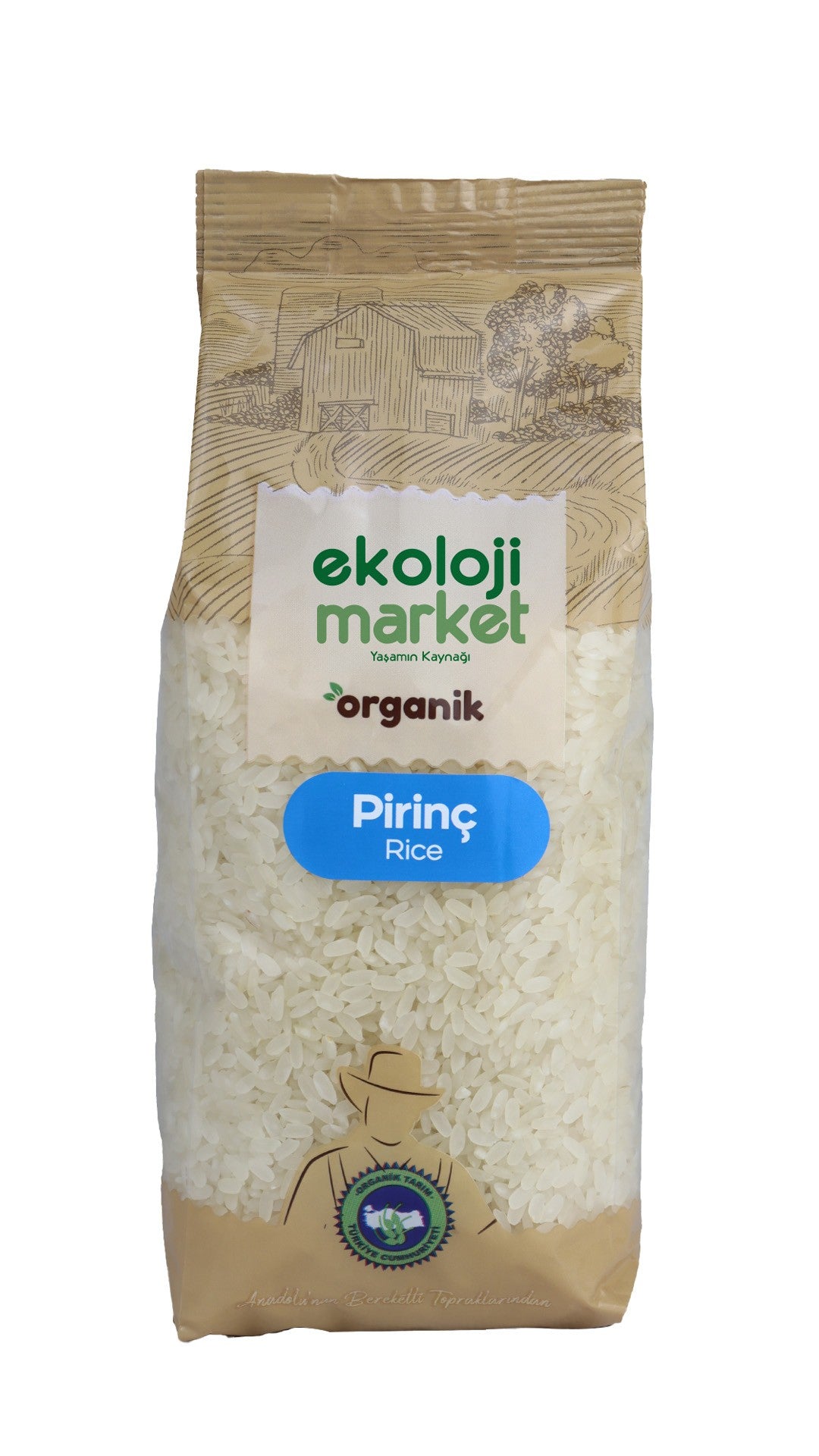 Organik Glutensiz Pilavlık Pirinç 750 gr