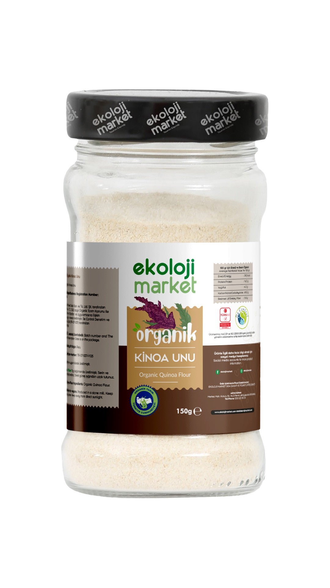 Organik Glutensiz Kinoa Unu 150 gr
