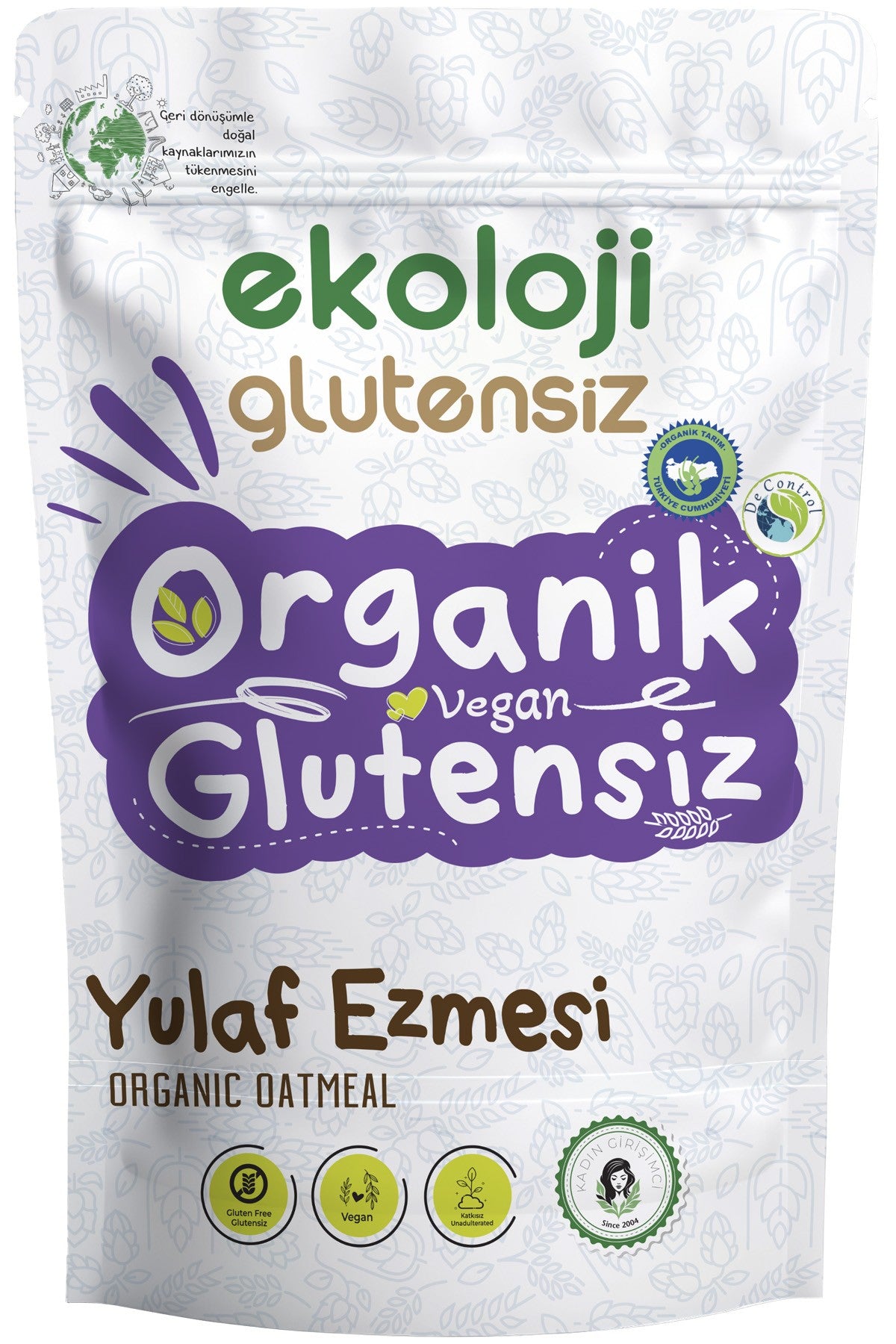 Organik Glutensiz Yulaf Ezmesi 300 Gr
