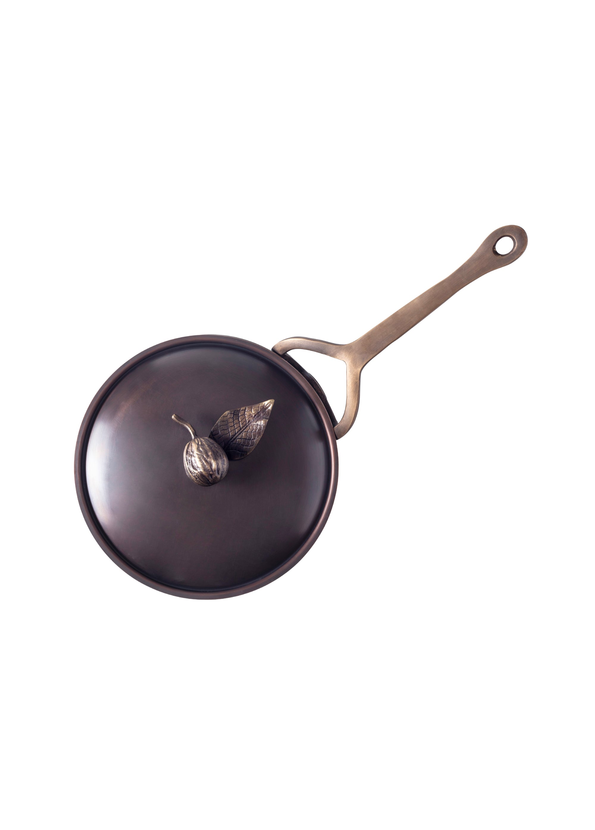 Voeux Tek Kulplu Tencere - Bakır - Artisan