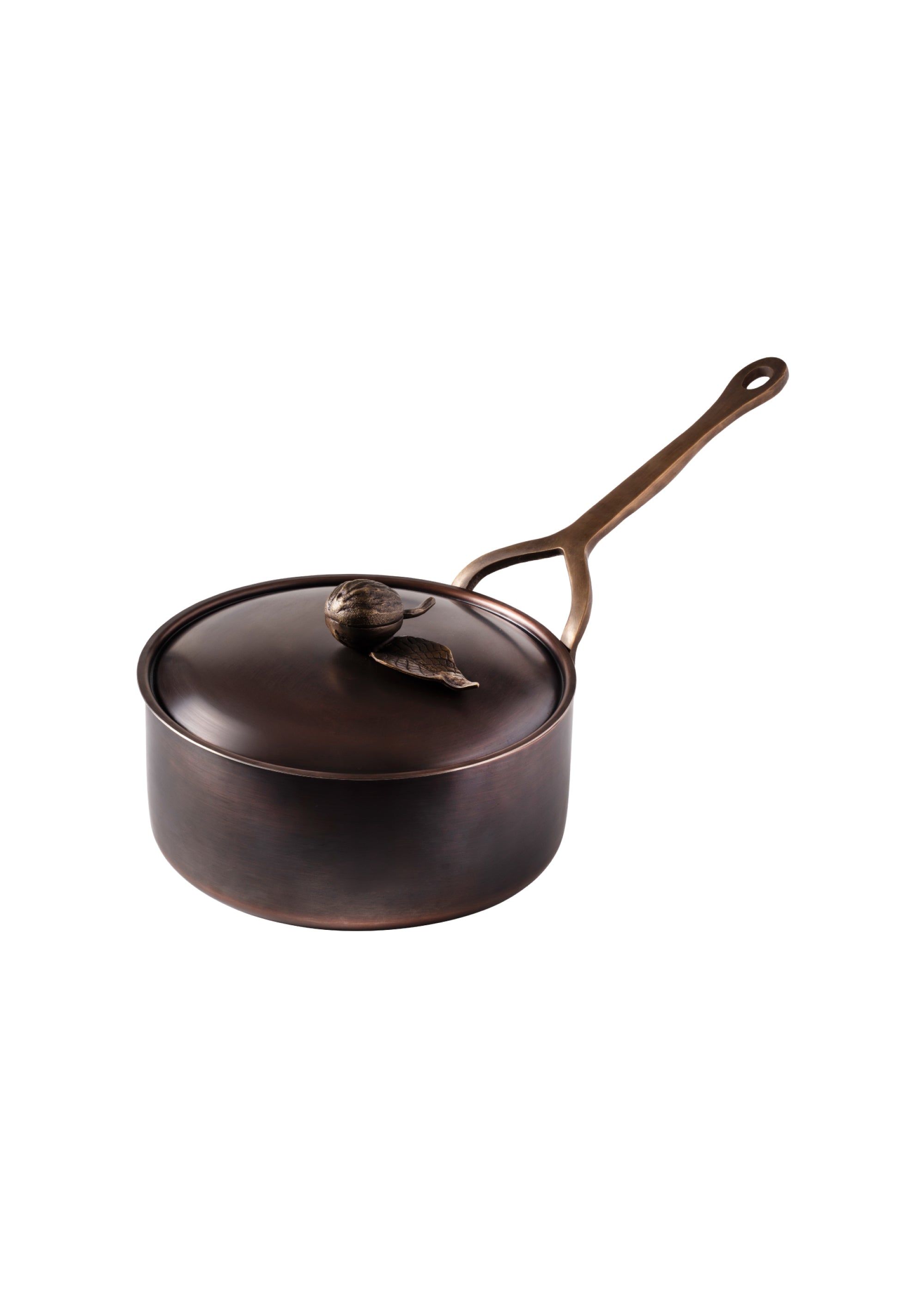 Voeux Tek Kulplu Tencere - Bakır - Artisan