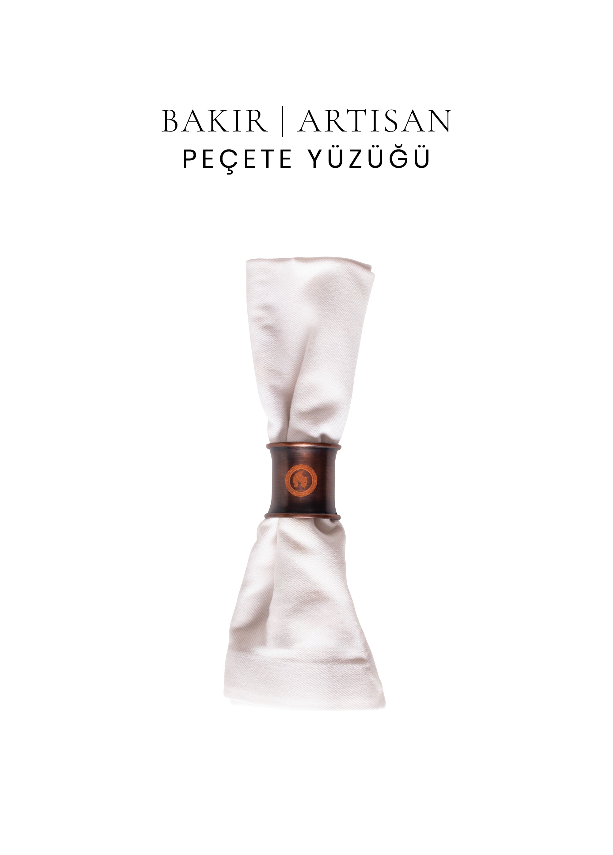 Voeux Peçete Yüzüğü - Bakır - Artisan
