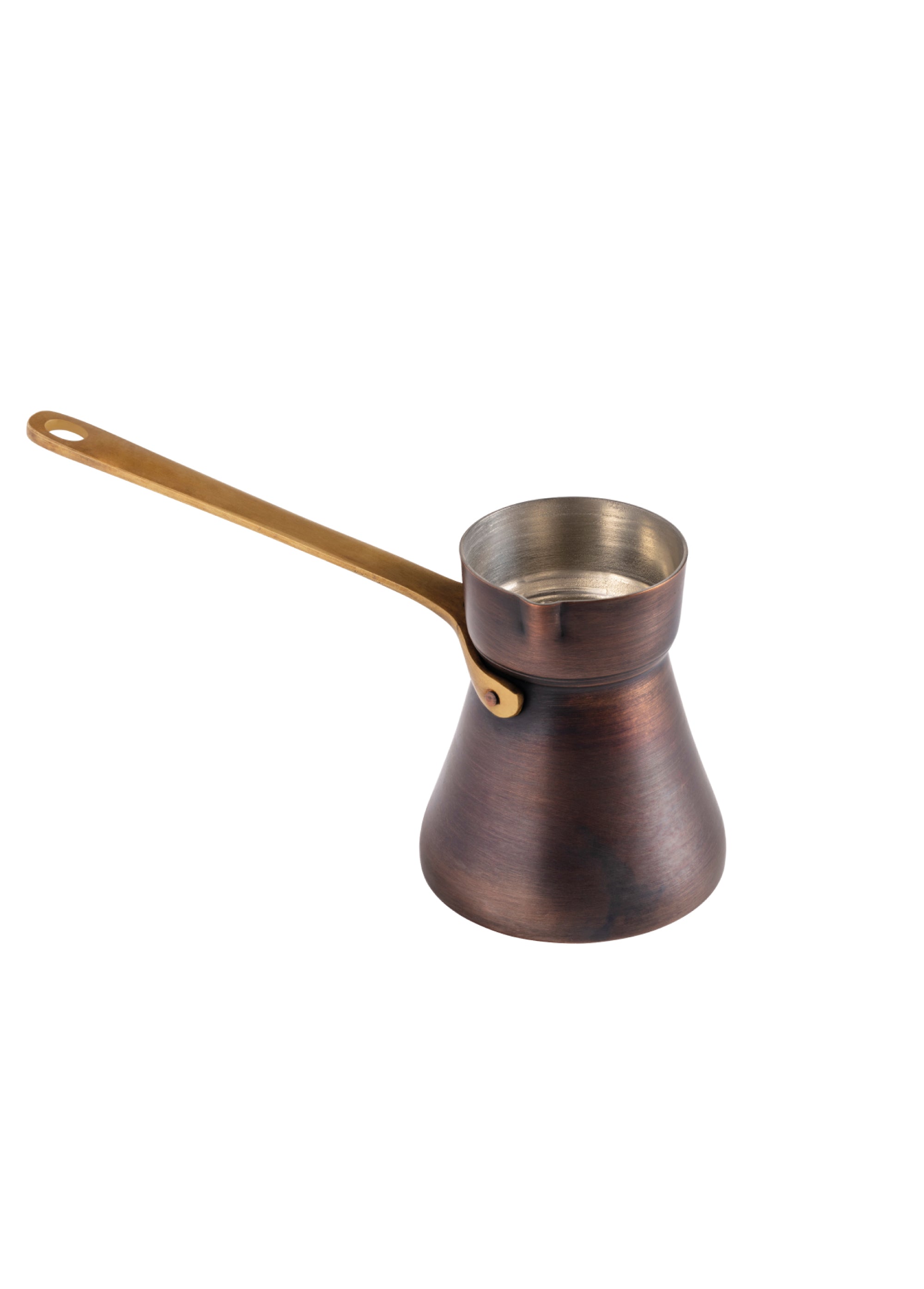 Voeux T5,5 - B6,7 - H8 cm Kahve Cezvesi - Bakır - Artisan