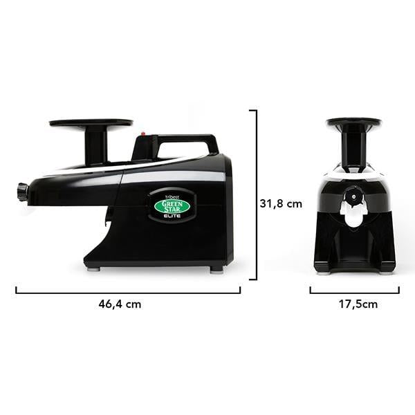 Tribest - Greenstar Elite Soğuk Sıkım Meyve Ve Sebze Sıkacağı - GSE-5010-F-Siyah