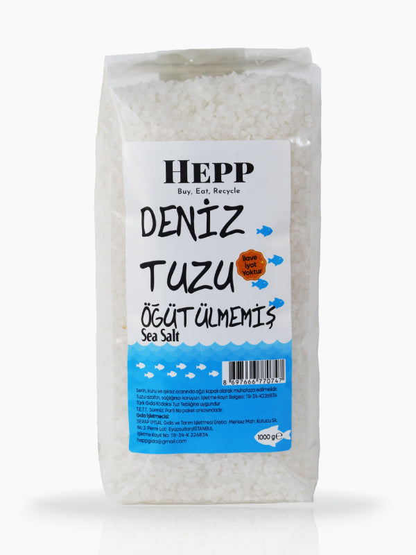 Hepp Deniz Tuzu - Öğütülmemiş 1000 gr