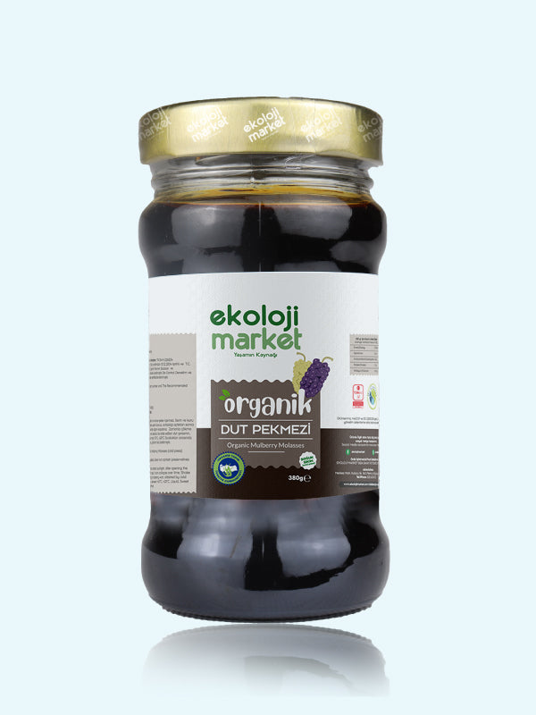 Organik Soğuk Sıkım Dut Pekmezi 380 gr