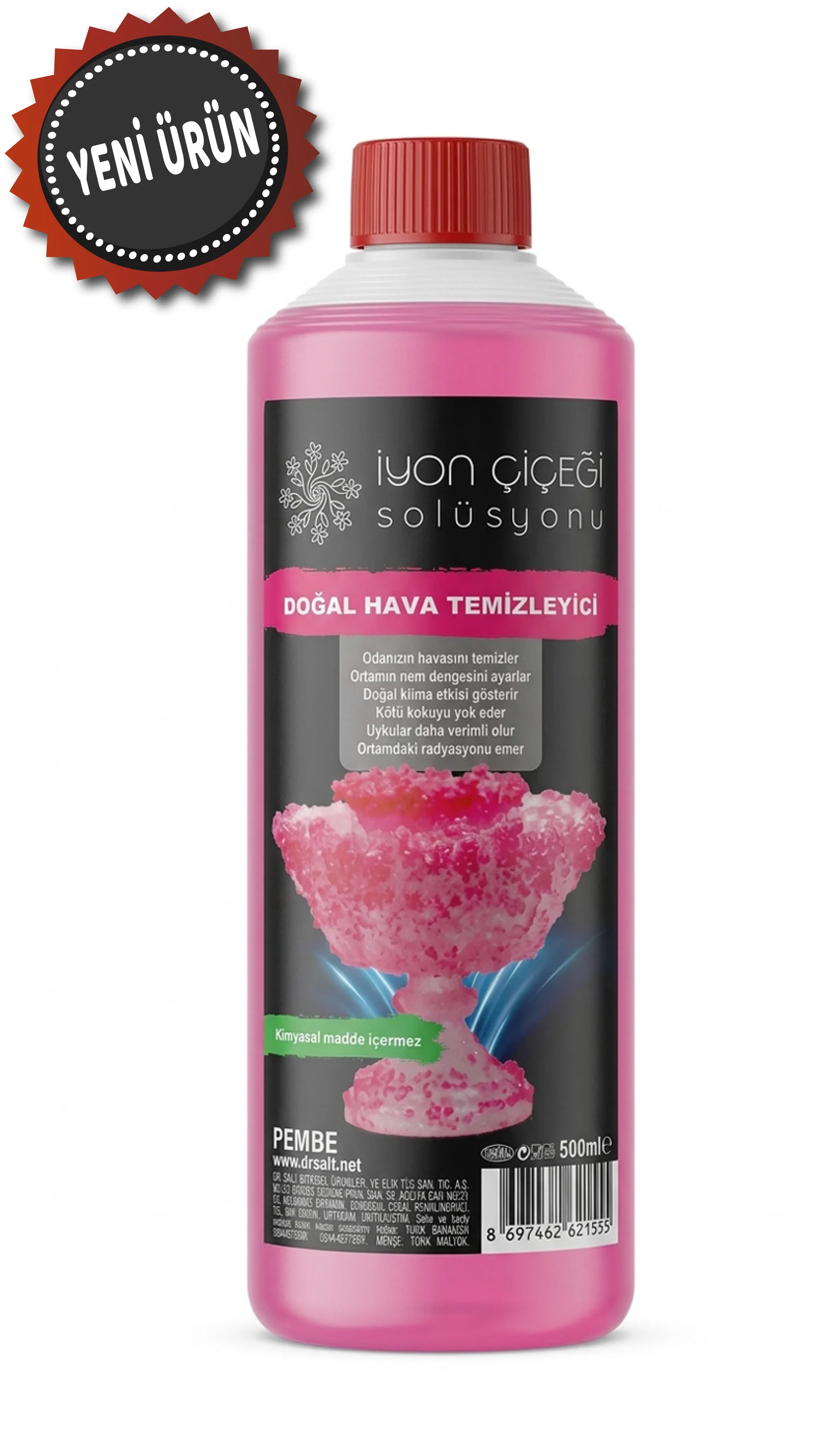 İyon Çiçeği Solüsyonu 500 ML - 4 Farklı Renk