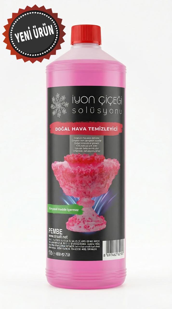 İyon Çiçeği Solüsyonu 1 L - 4 Farklı Renk