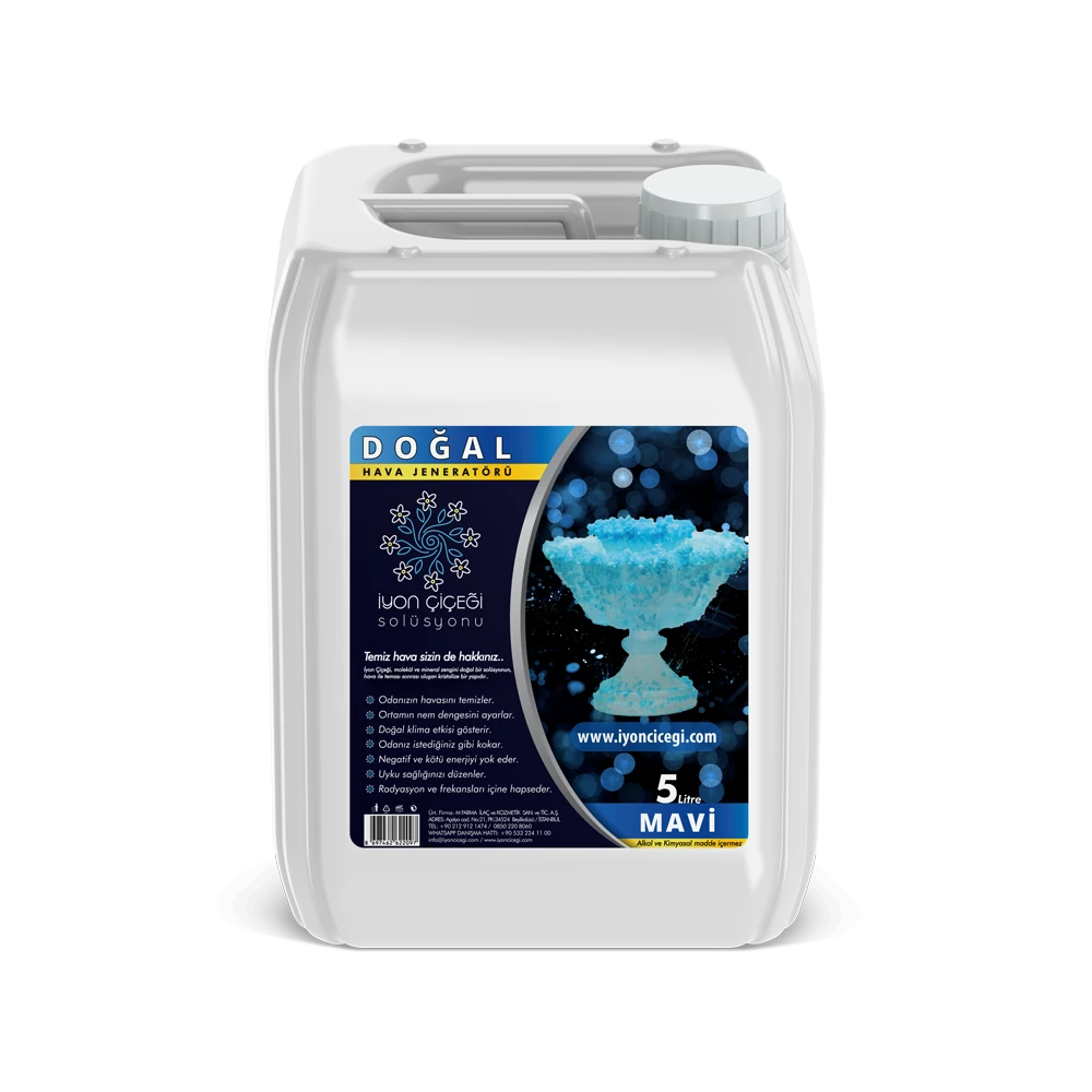 İyon Çiçeği Solüsyonu 5 Litre - 6 Farklı Renk