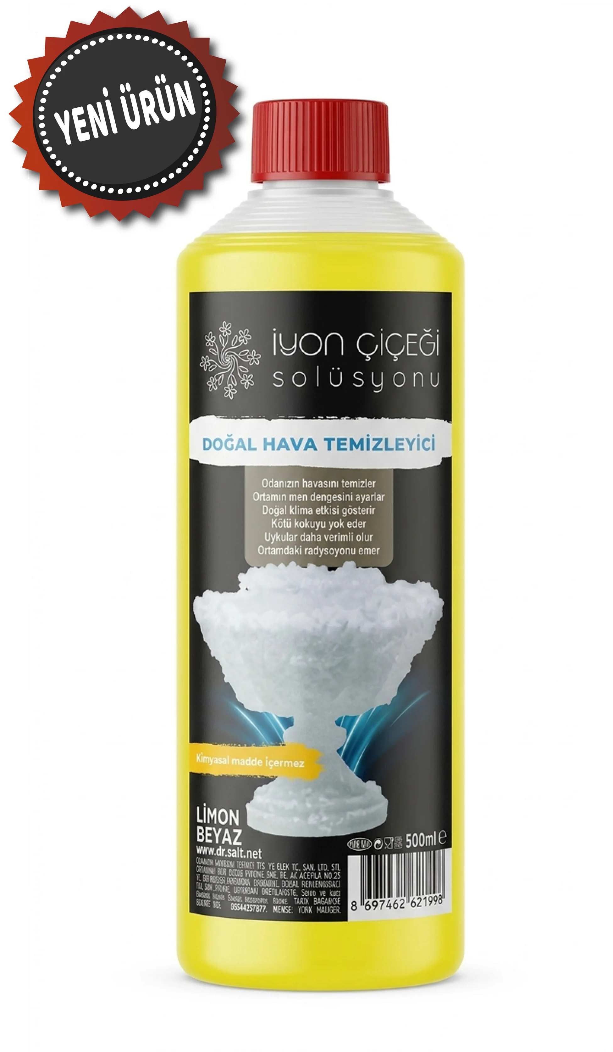 İyon Çiçeği Solüsyonu 500 ML - 4 Farklı Renk