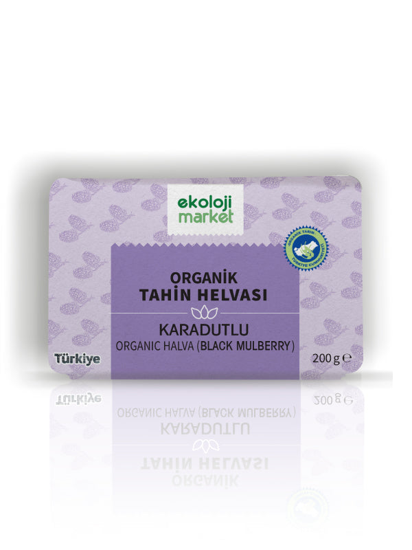 Organik Glutensiz Şekersiz Tahin Helvası Karadutlu 200 gr