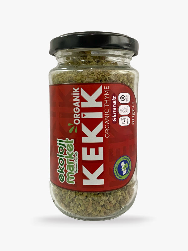 Organik Glutensiz Kavanoz Kekik 30 gr